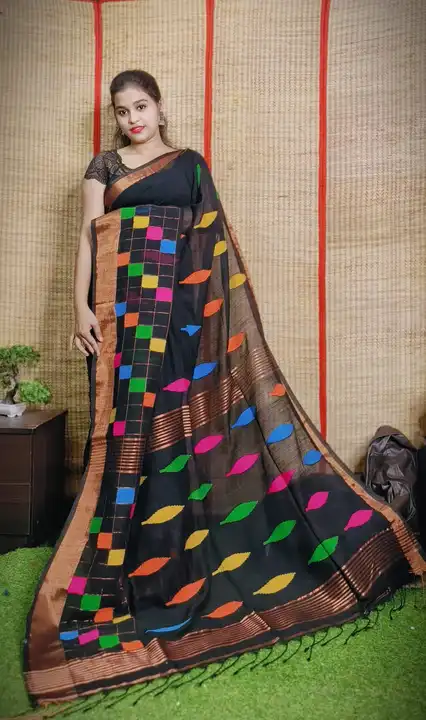 Pure Cotton Handloom Saree  uploaded by Debasree Boutique on 6/6/2023