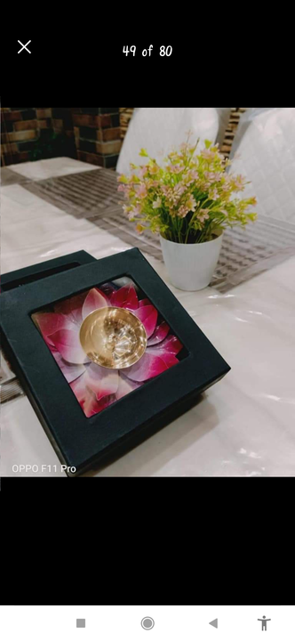 Lotus flower with fancy box packed uploaded by business on 6/6/2023