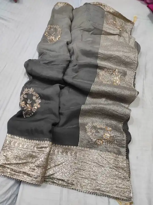 Pure oranza silk uploaded by Deepika Designer Saree on 6/6/2023