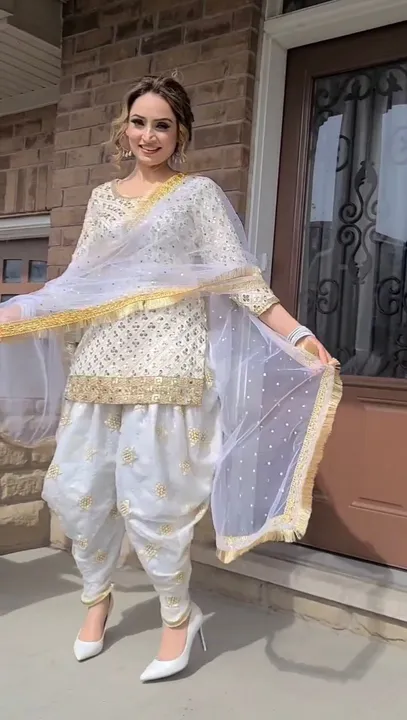 💥*Launching New Designer Party Wear Look Top ,Dhoti Salwar and Dupatta *👌❤️

*(MF-243)*

 💃 *Fabr uploaded by A2z collection on 6/6/2023