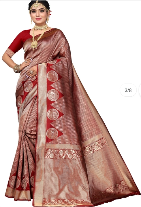 Banarasi Kota silk sarees  uploaded by Sahana fashion on 6/6/2023