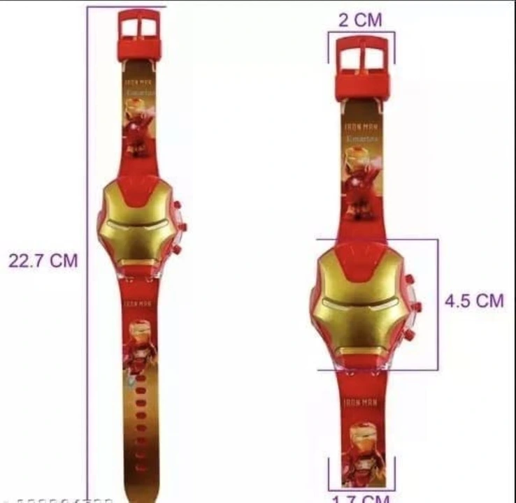 Alliance Iron Man Glowing Face Light Covered Based Musical Digital Kids Watch  uploaded by MyValueStore on 6/6/2023