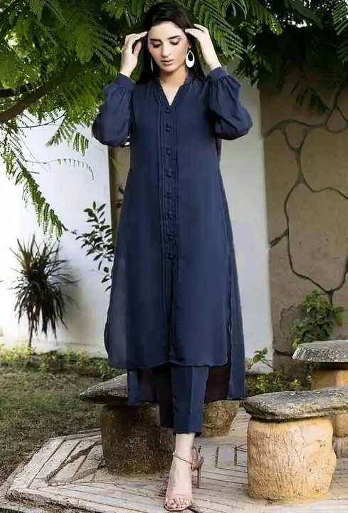 Karachi Stylee Kurta With Pant  uploaded by Fashion Touch on 6/6/2023