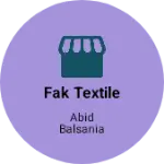 Business logo of FAK TEXTILE