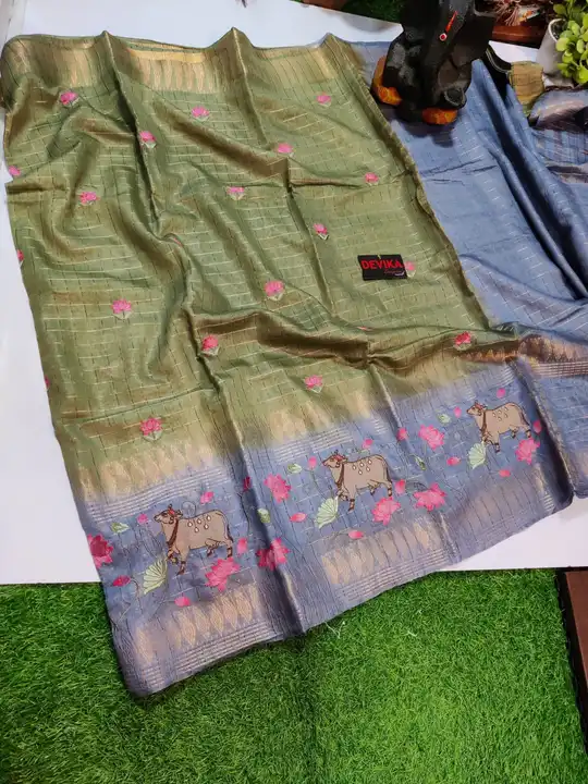 Kota Stepal Embroidery work Saree  uploaded by Handloom Plus  on 6/6/2023