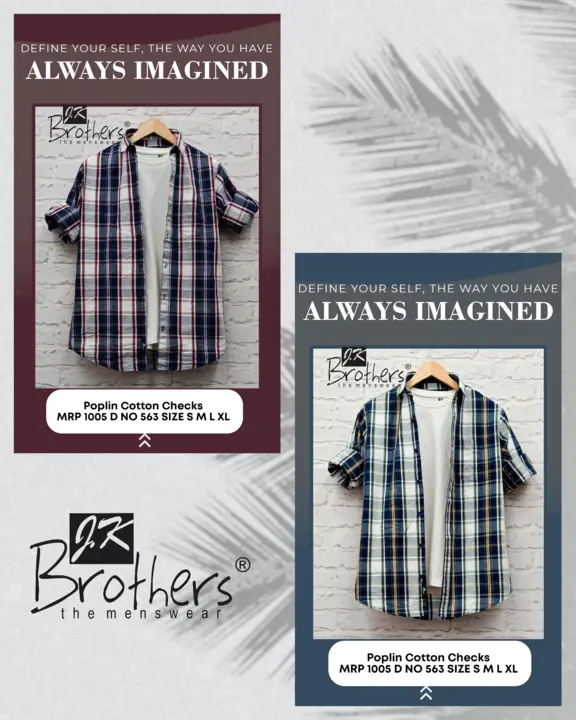 Men's Cotton Checks Shrit  uploaded by Jk Brothers Shirt Manufacturer  on 6/6/2023