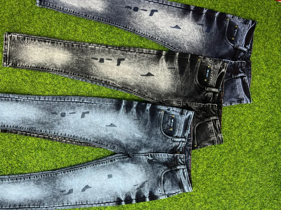 Heavy nitted denim jeans oddy colour uploaded by BRIGHT CRYSTAL JEANS on 6/6/2023