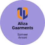 Business logo of Aliza gaarments