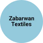Business logo of Zabarwan textiles