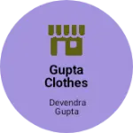 Business logo of Gupta Clothes Center