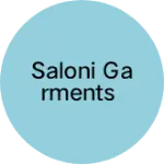 Business logo of Saloni garments