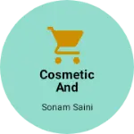 Business logo of cosmetic and garments