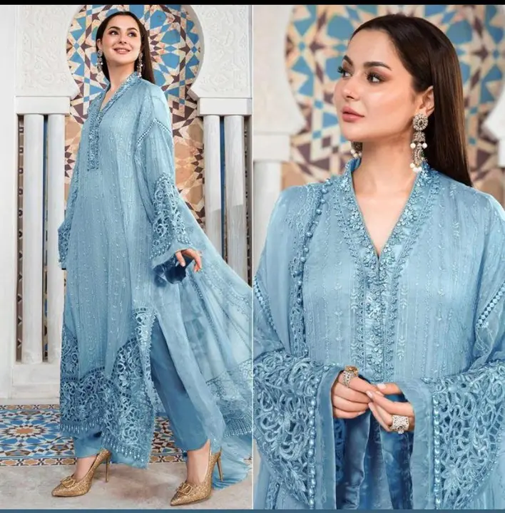 Pakistani suit uploaded by Friendly fashion boutique  on 6/6/2023