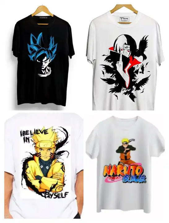 Anime Print T-shirts  uploaded by SHAHID&SUF on 6/6/2023