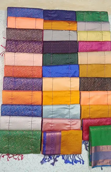 Kanjeevaram bridal semi silk  uploaded by business on 6/6/2023