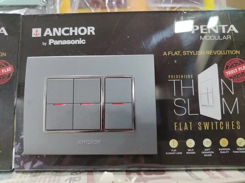 Flat Modular switch  uploaded by Durga Industries on 5/28/2024