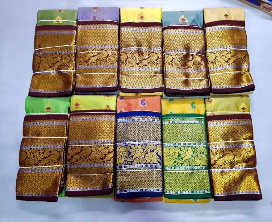 Kuppadam tissue sarees uploaded by Venni textiles(Kalyani cotton saree manufacturer) on 6/6/2023