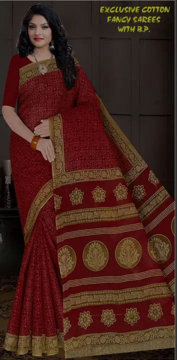 Pure cotton saree  uploaded by NP STYLE CLUB  on 6/6/2023