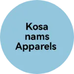 Business logo of KOSANAMS APPARELS