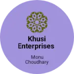 Business logo of Khusi enterprises