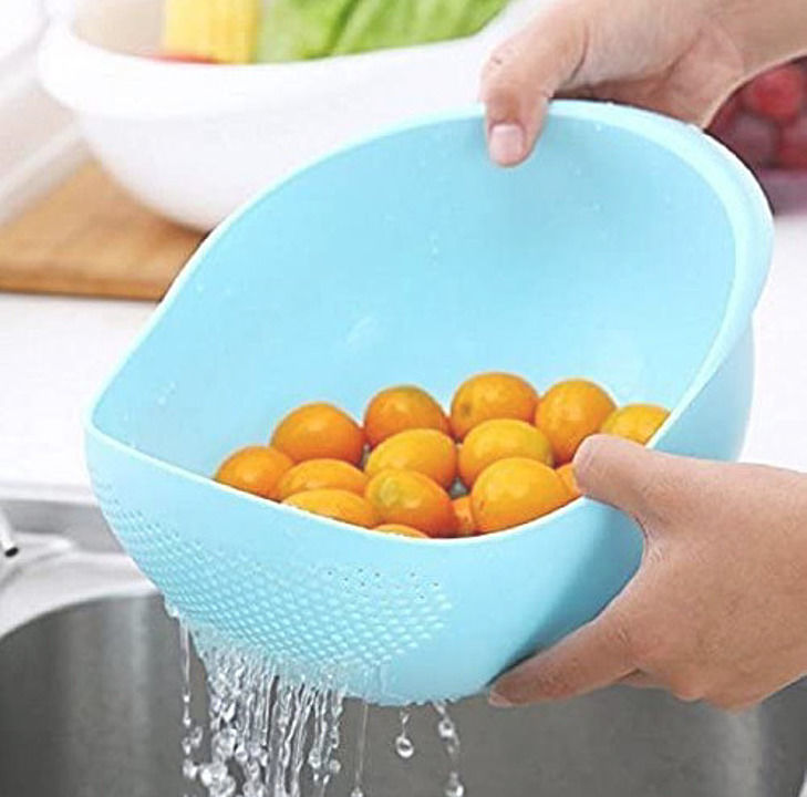 Washing bowl strainer - for rice, pulse, fruits & vegetables uploaded by Wonder Kich  on 7/14/2020