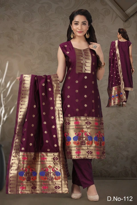 Chanderi silk uploaded by Jai Balaji apparels  on 6/6/2023