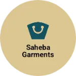 Business logo of Saheba garments