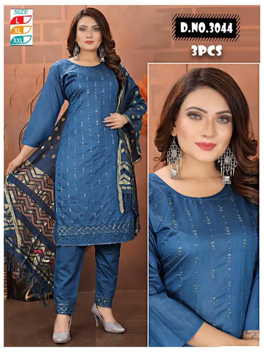 Kurti pent 3pc  uploaded by Ready made dresses on 6/6/2023