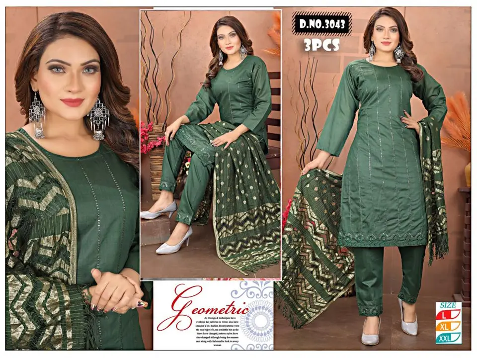 Kurti pent 3pc  uploaded by Ready made dresses on 6/6/2023