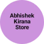 Business logo of Abhishek kirana store
