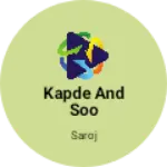 Business logo of Kapde and soo