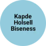 Business logo of Kapde holsell biseness