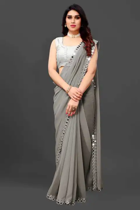 FANCY GEORGETTE SAREE  uploaded by business on 6/7/2023