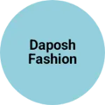 Business logo of Daposh fashion