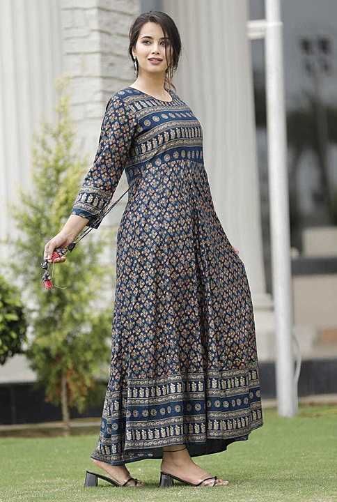 Long kurti uploaded by Dhani online shopping mart on 7/14/2020
