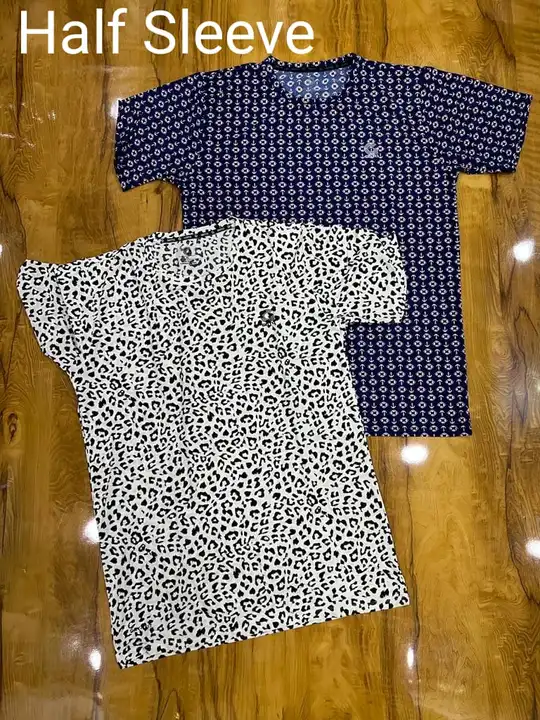 Nylon print lycra tshirts 11 for mens uploaded by Shrey creation  on 6/7/2023