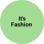 Business logo of It's fashion