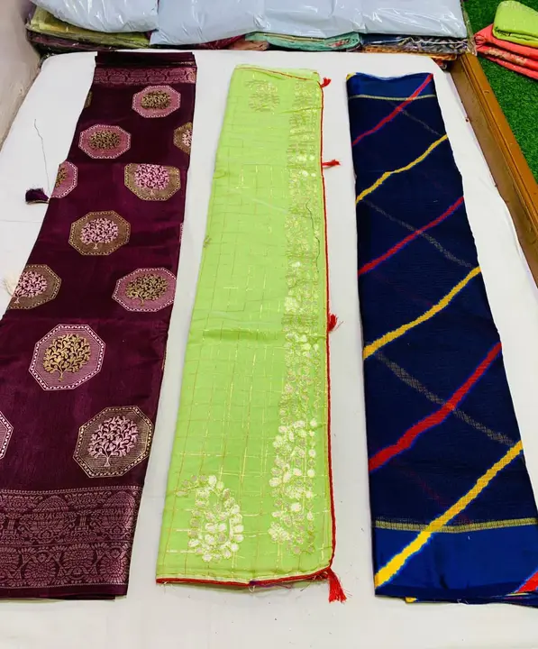 Combo of 3 saree @1349 uploaded by Nexus fashion  on 6/7/2023