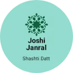 Business logo of Joshi janral store