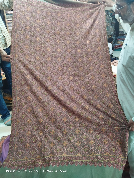 Pure pashmina shawls  uploaded by Cashmere fabrics on 6/7/2023