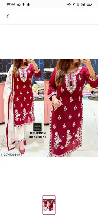 Chikan set uploaded by Fashion mantra on 6/7/2023