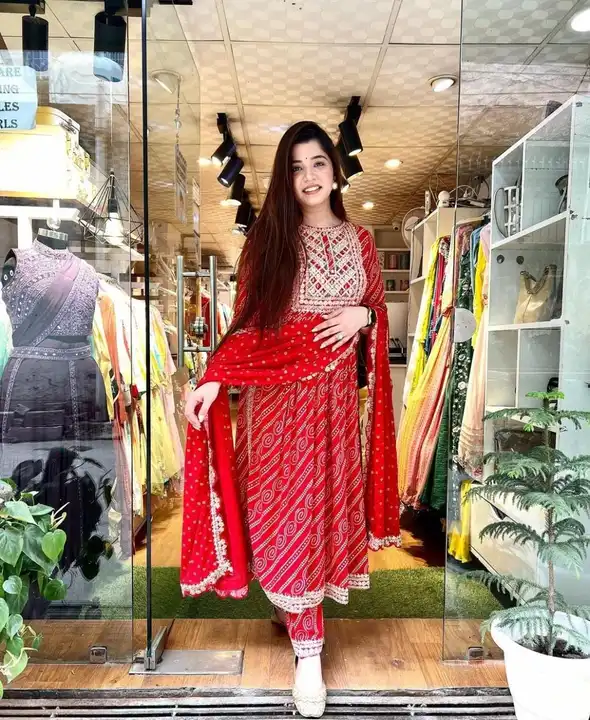 Festive Special ✨

*Red bandhani suit set with detailing all over*


 *Material : Cotton*

 *Availab uploaded by Mahipal Singh on 6/7/2023