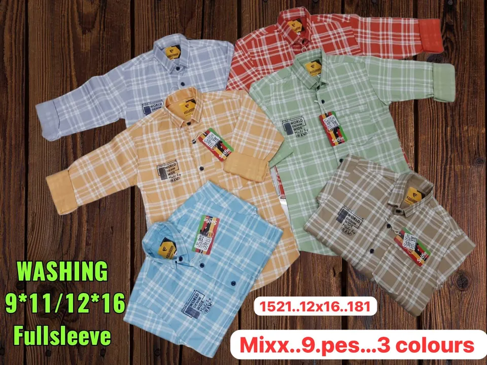Kids shirt size 12x16 uploaded by Aap ki dukan on 6/7/2023