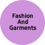 Business logo of Fashion and garments