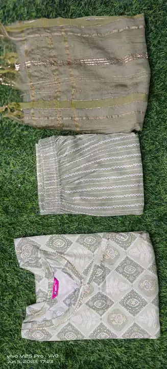 Full set of kurti uploaded by Poplin lining astar peticot and blouse  on 6/7/2023