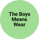 Business logo of The Boys means wear