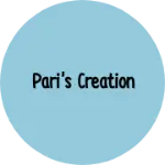 Business logo of Pari's creation