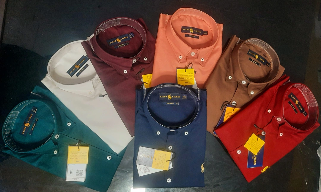 Plain shirts available in bright colors  uploaded by Ansh Apparels on 5/28/2024