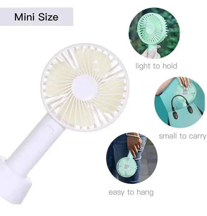*Mini Portable USB Hand Fan, *
Usb Fan Portable High Speed Built-in Rechargeable Battery Operated  uploaded by Shopado on 6/7/2023