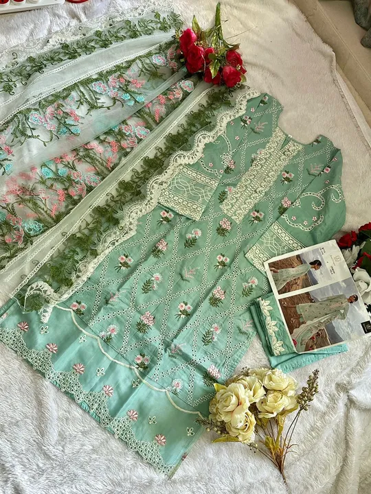 Ziaaz Designs -brand that speaks for itself❤️  


Codes 319 Semi stitched colours

🌺Cambric cotton  uploaded by A2z collection on 6/7/2023
